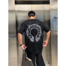 크롬하츠 블랙 쉐도우 말굽자수 티셔츠