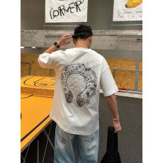 크롬하츠 아이보리 쉐도우 말굽자수 티셔츠