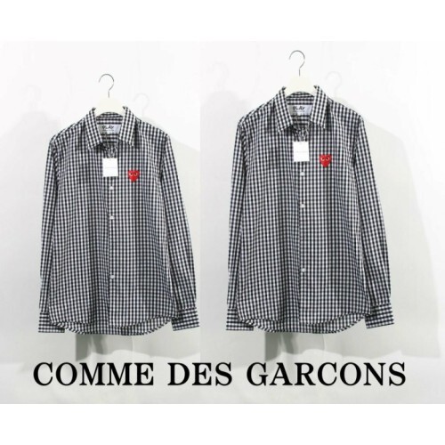 comme des garco** 꼼데가르* 커플 고방체크셔츠