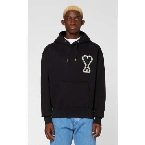 ami 아미 스티치 하트 후드