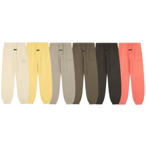 essentials 피어오브갓 에센셜 7727 로고 기모 스웻 조거 팬츠
