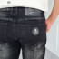 philipp plein 필립플레* 스컬패치 데미지 흑 청바지