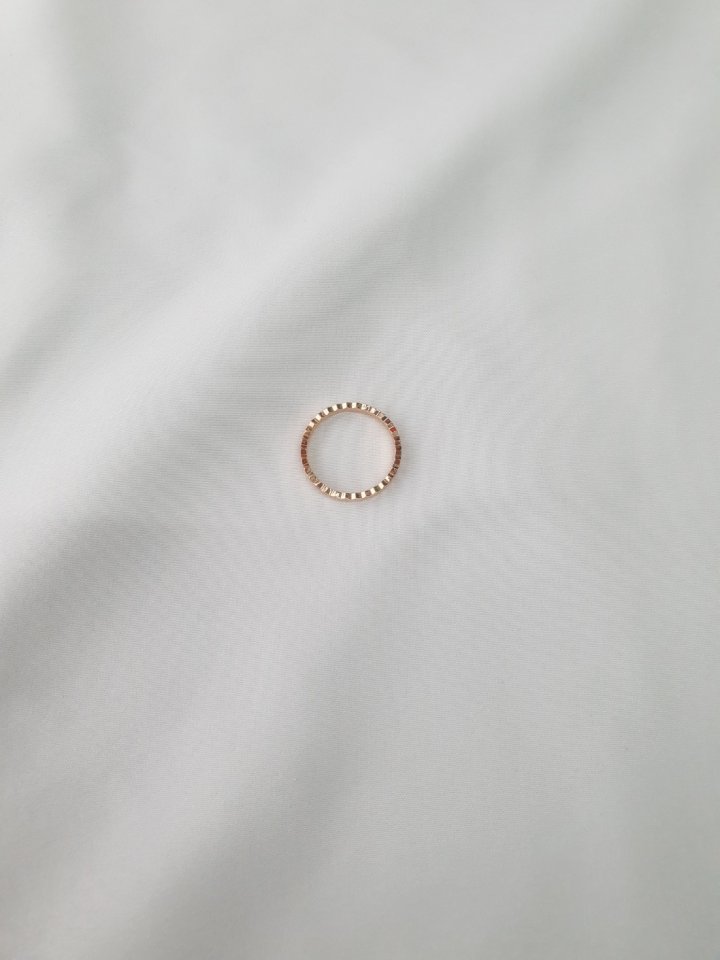 C 비마이러브 무지 반지