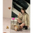 미우미* 24fw 뉴 캔버스 패치워크 더블 지퍼 자켓 (남녀공용)