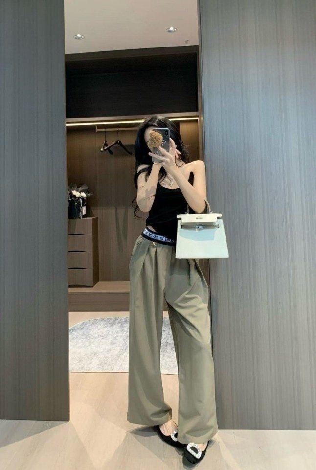 셀린느 주름 와이드 슬렉스