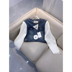 셀린느 배색 청자켓