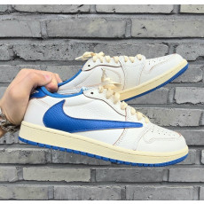 나이키X트레비스스캇 조던1 세일 밀리터리 블루(풀박스구성)