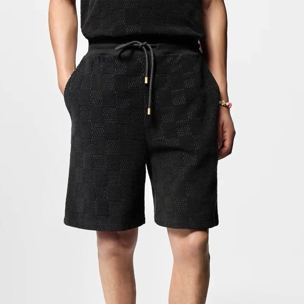 루이비통 다미에 프렌치 테리 코튼 쇼츠