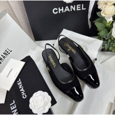 샤넬 스웨이드 카프스킨 슬링백 플랫 (풀박스구성)