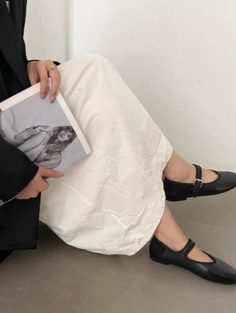 더로우 보헴 메리제인 플랫 슈즈 (풀박스구성)