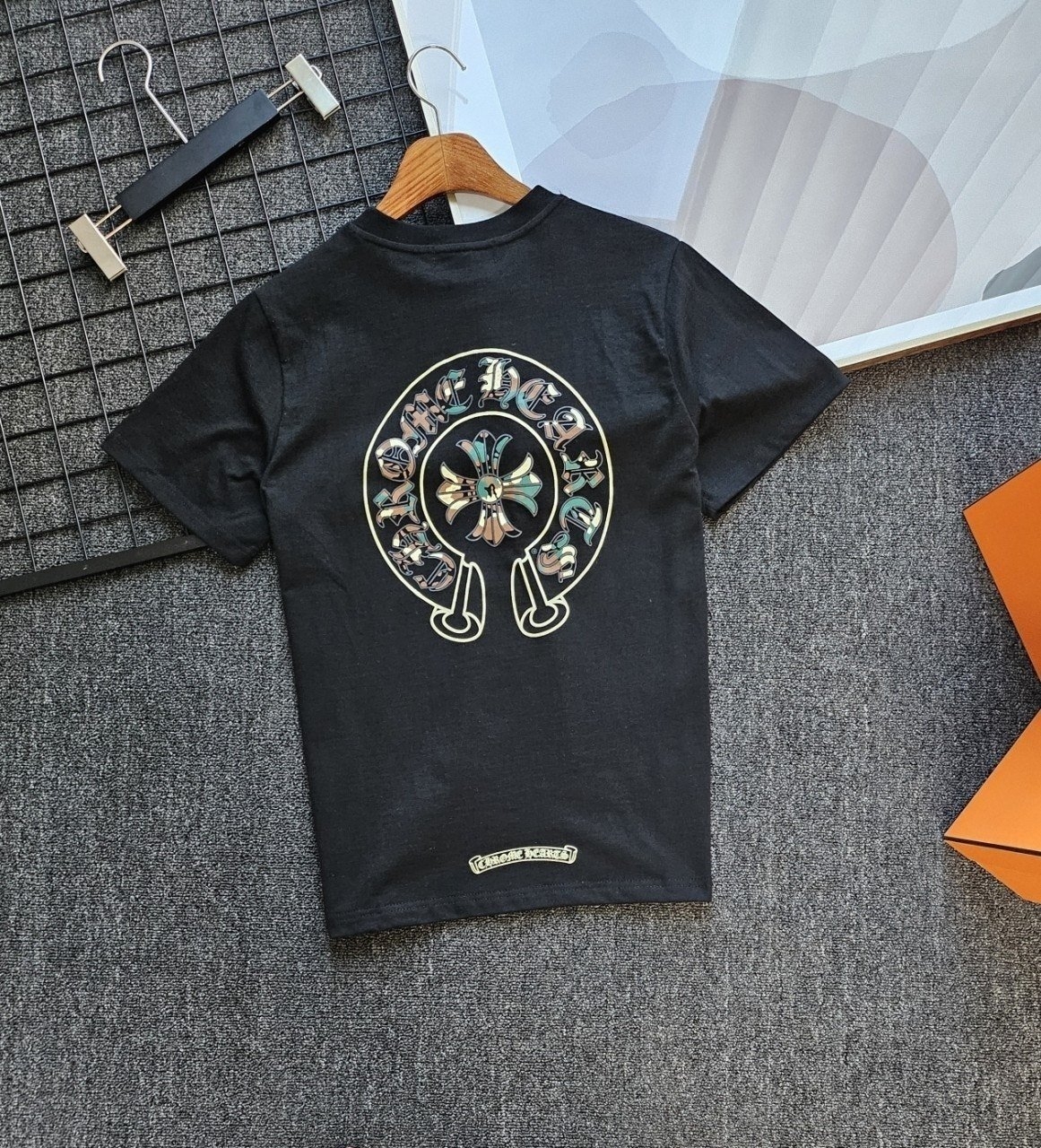 크롬하츠 빅로고 라운드 반팔