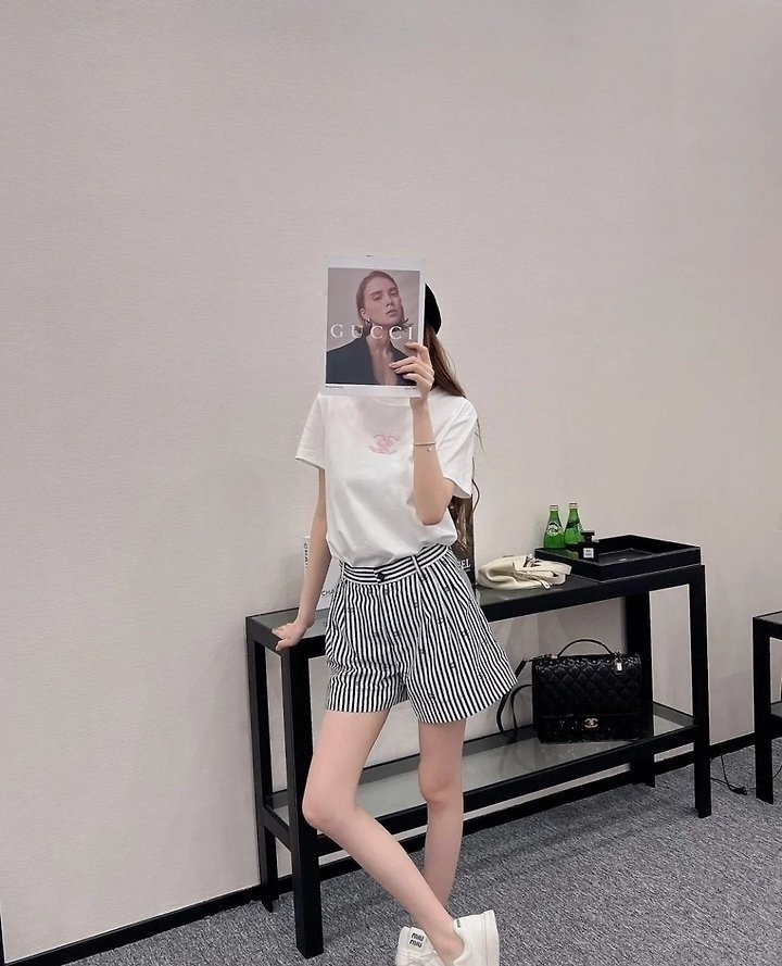 샤넬 반바지 반팔셋트