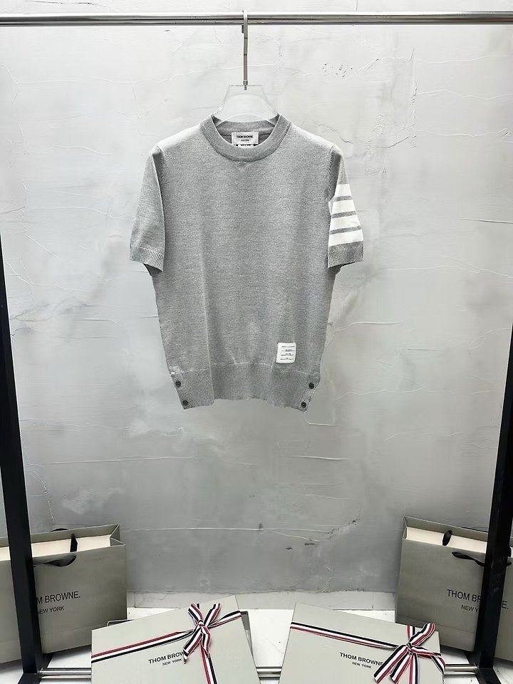 톰브라운 사선완장 니트티