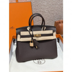 에르메스 버킨백 25 토고 금장 컬러: 47/Chocolate