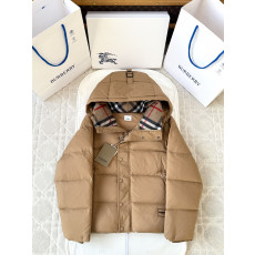 버버리 25FW 솔리드 컬러 후드 패딩 (남녀공용)